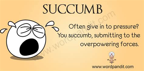 sacueb|SUCCUMB Definition & Meaning .
